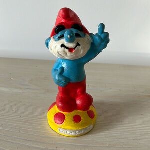 1982 PEYO Vintage PAPA SMURF Made in USA Licensed WALLACE BERRY by AVALON